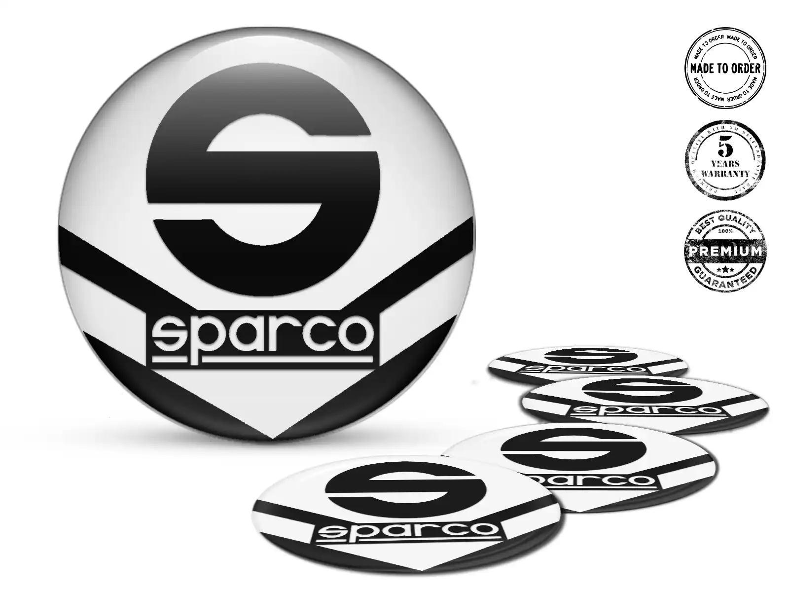 Sparco Dekoration für Felgen Premium Epoxy-Labels